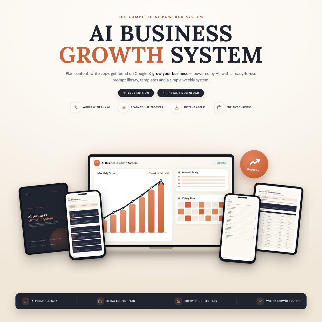 AI Business Growth System - AI marketing guide PDF by Givo Media